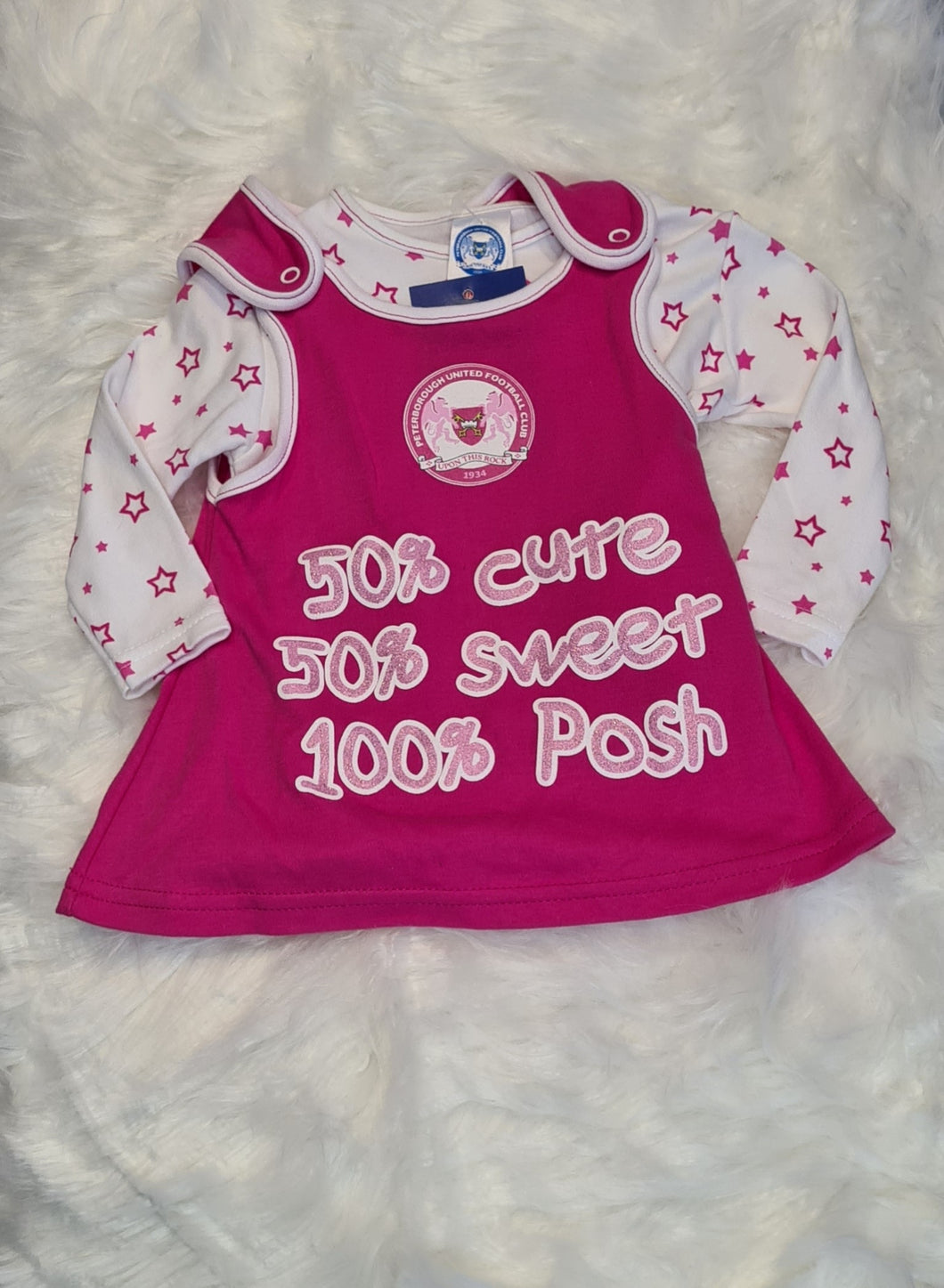 Girls 0-3 Months - POSH - Peterborough United - Pink Outfit