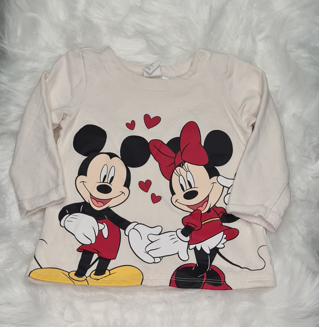 Girls 6-9 months - Disney/Mickey & Minnie Jumper