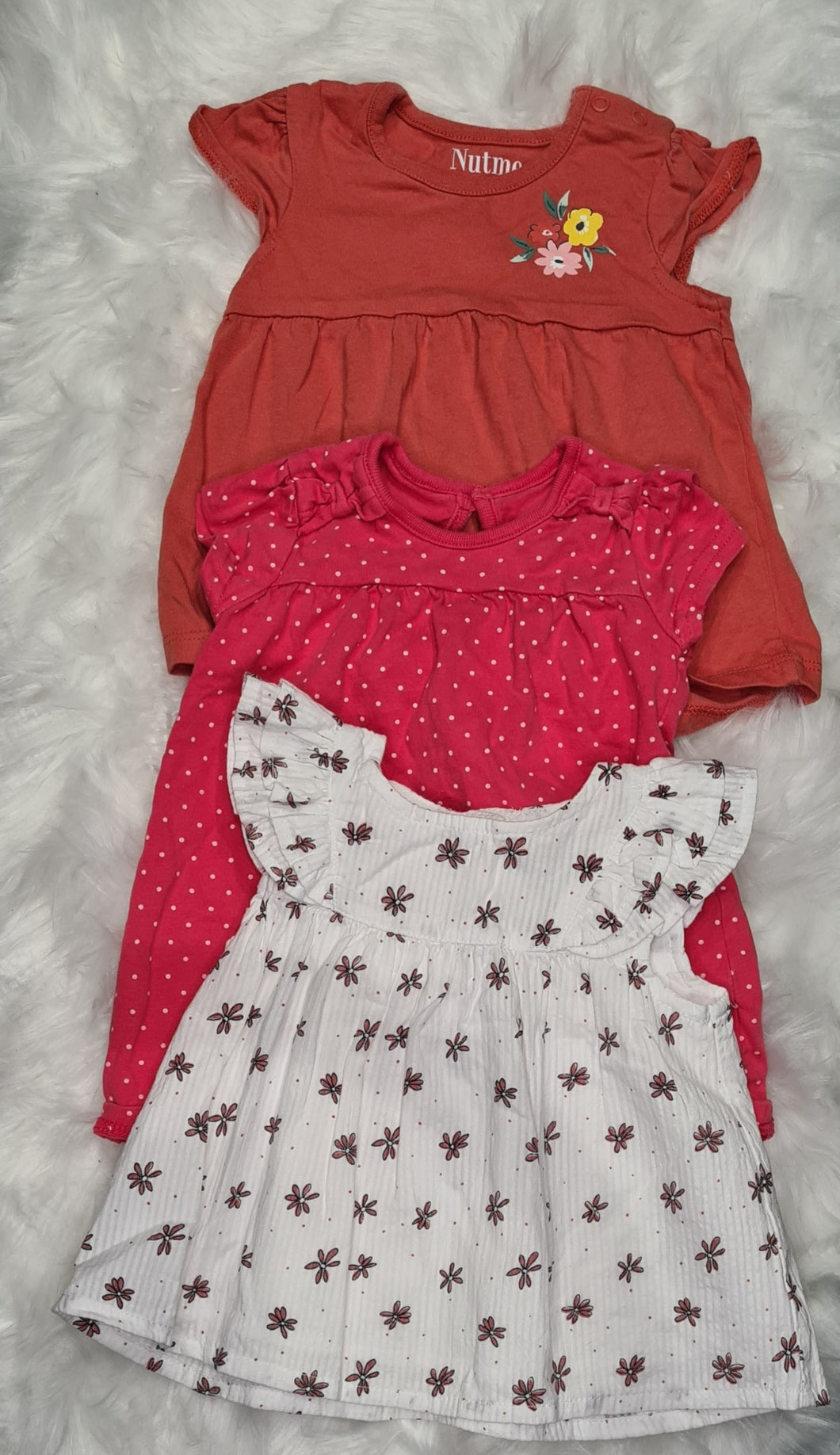 Girls 6-9 months - Red Dress Bundle