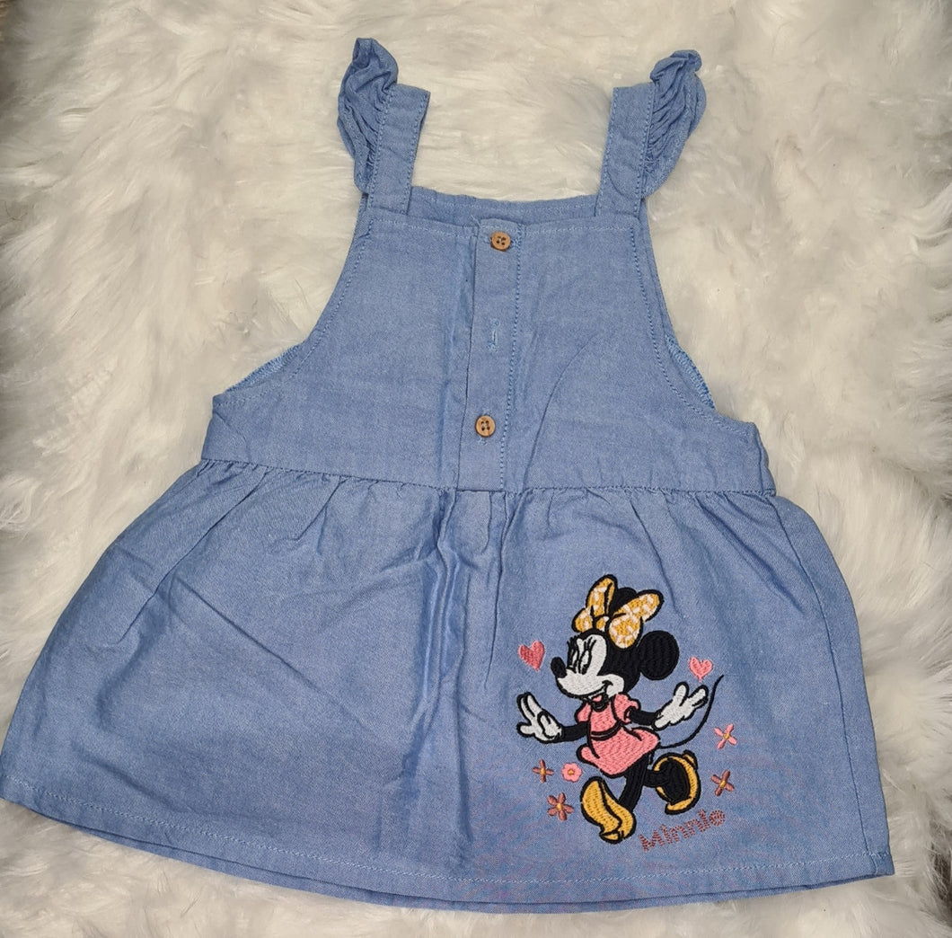 Girls 6-9 months - Disney/Minnie Mouse Denim Dress