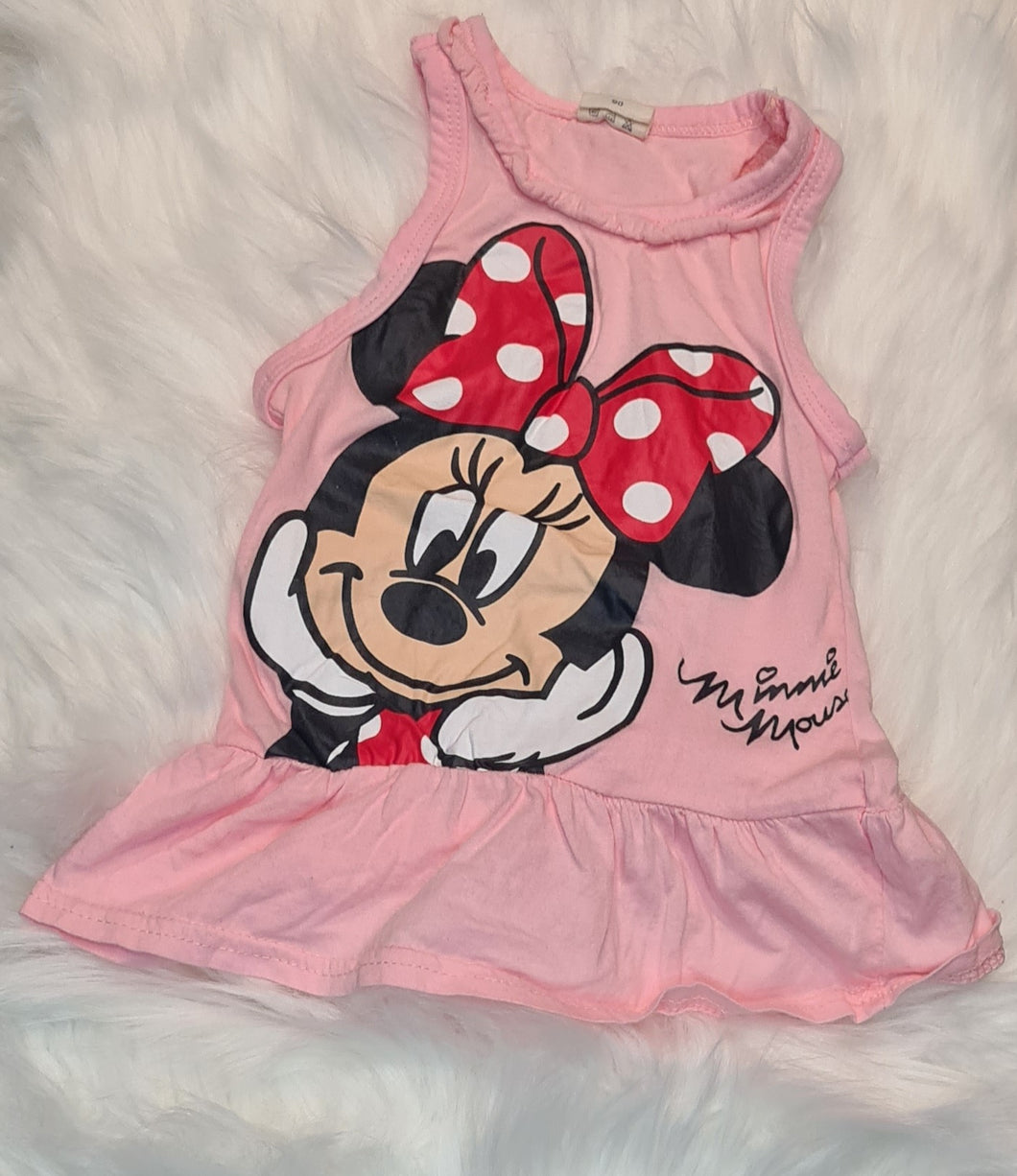 Girls 3-6 Months - Disney/Minnie Mouse Pink Top