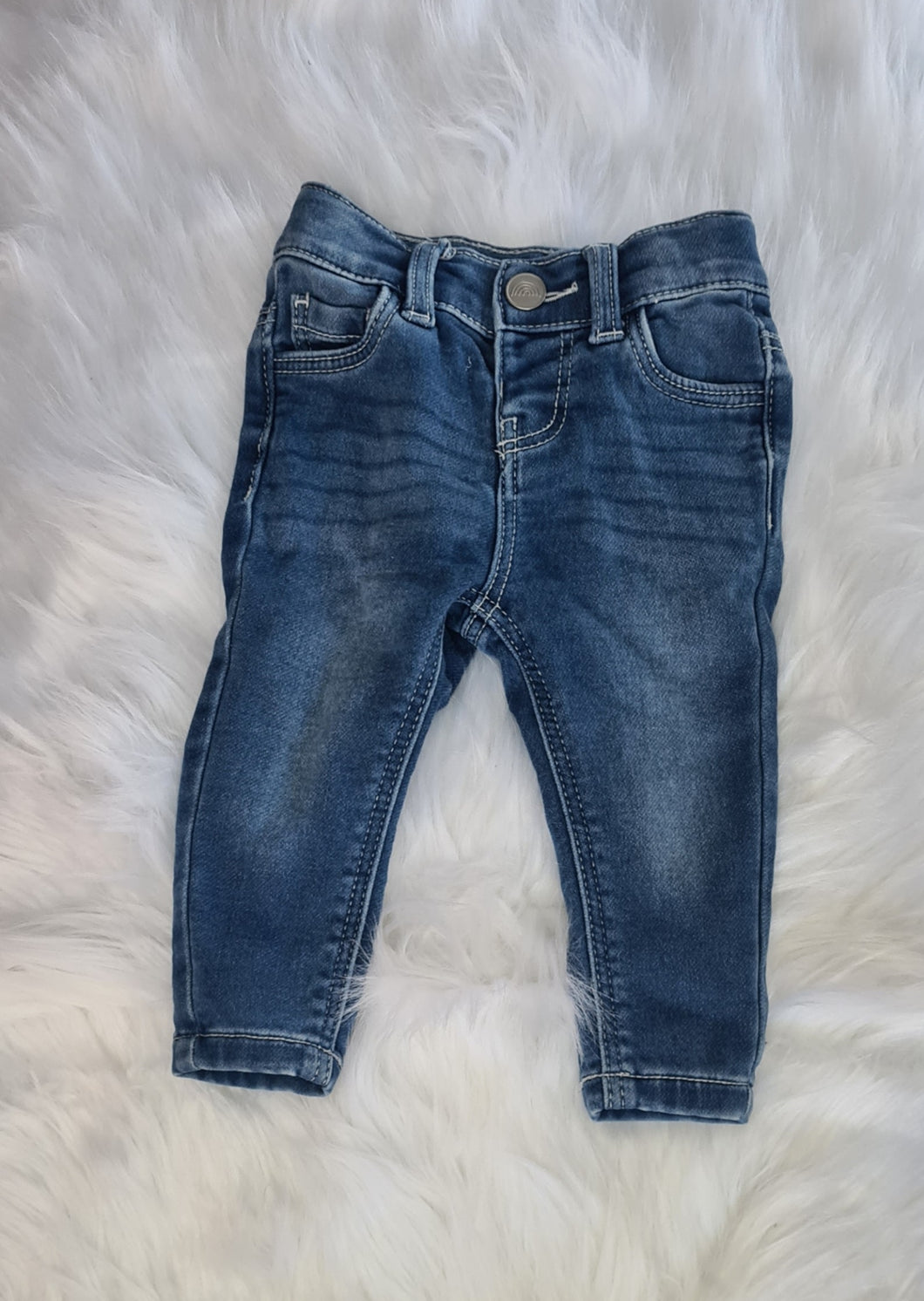 Boys 3-6 Months - Navy Blue Jeans